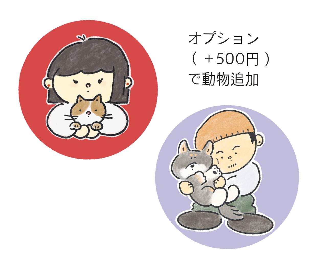 愛くるしいゆるかわアイコン描きます お茶目で愛らしいあなただけのアイコンに イメージ6
