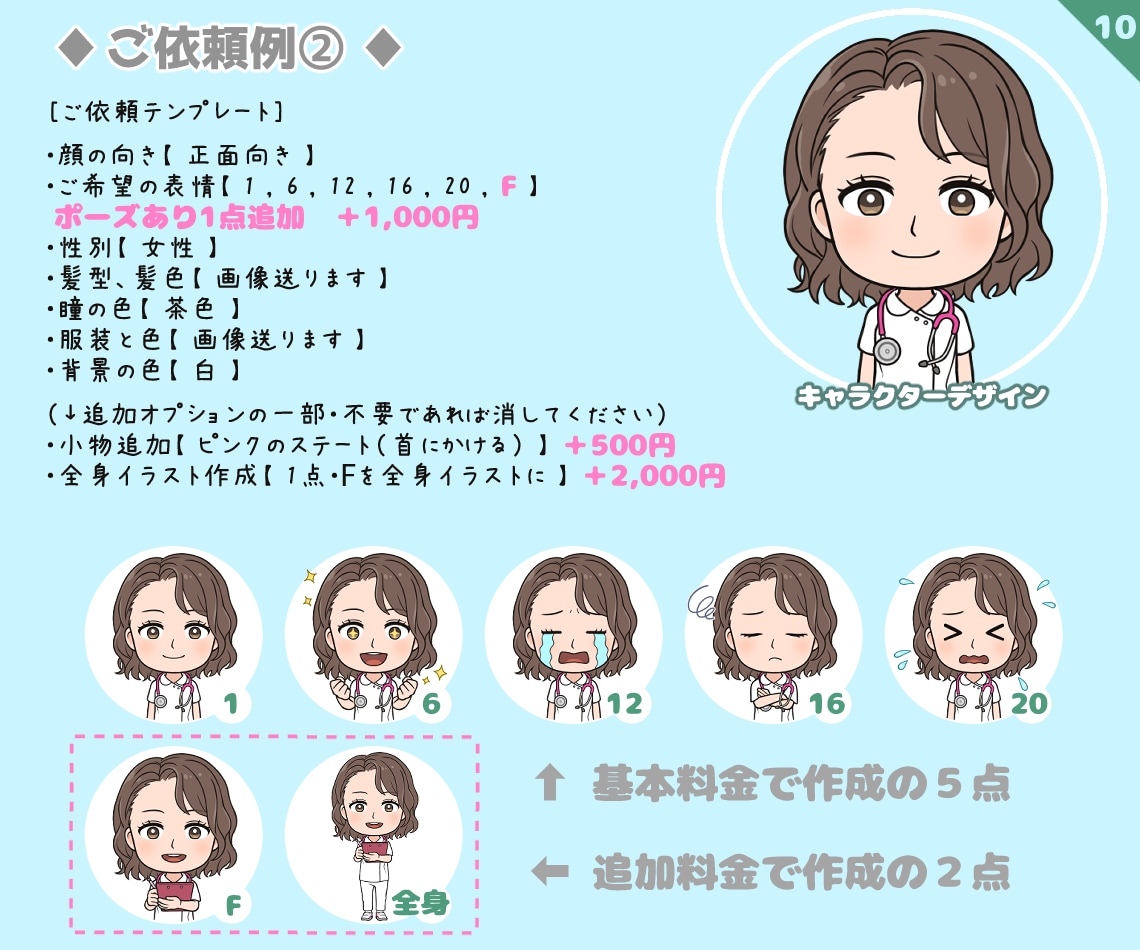 初めても安心5点セット☆GIFアニメ作成もできます 表情豊かなイラストで『伝える』をグレードアップ‼︎ イメージ10