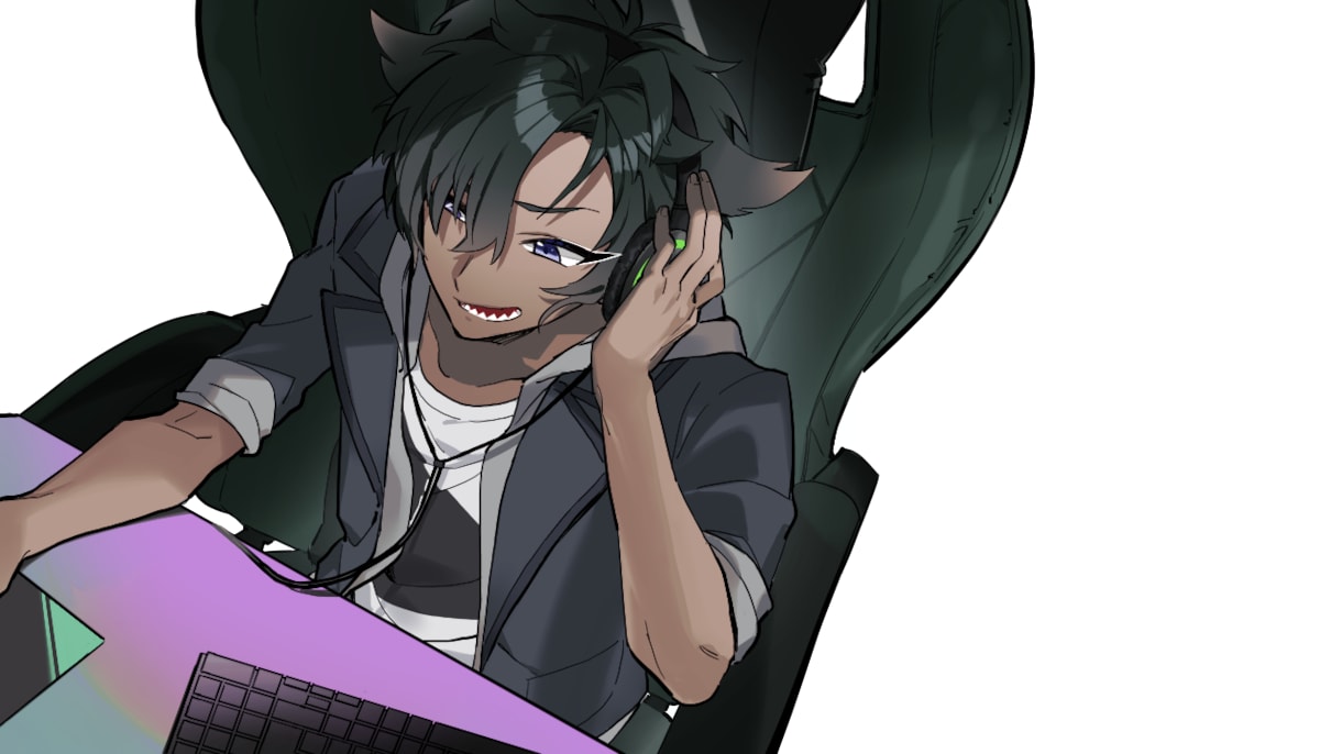 あなたの欲しいキャラデザ描きます アイコン、立ち絵、白黒、カラー、何でもござれ！ イメージ3