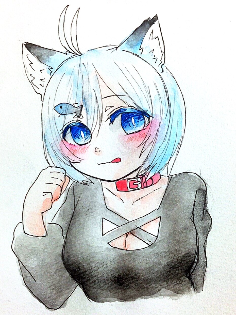 アナログ透明水彩絵描きます 自分だけが使える絵が欲しい方、オリキャラを形にしたい方必見！ イメージ10