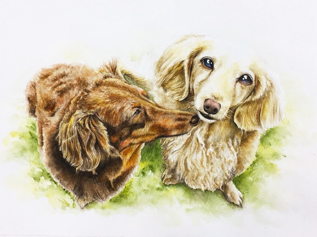 ペットやお好きな動物の似顔絵イラストを描きます プレゼントやペットとの思い出にいかがですか？ イメージ3