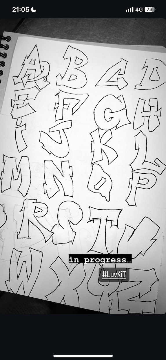 手描きGraffitiアートアパレル描きます 一点物！ツインマーカーキャラ・文字OK! イメージ2