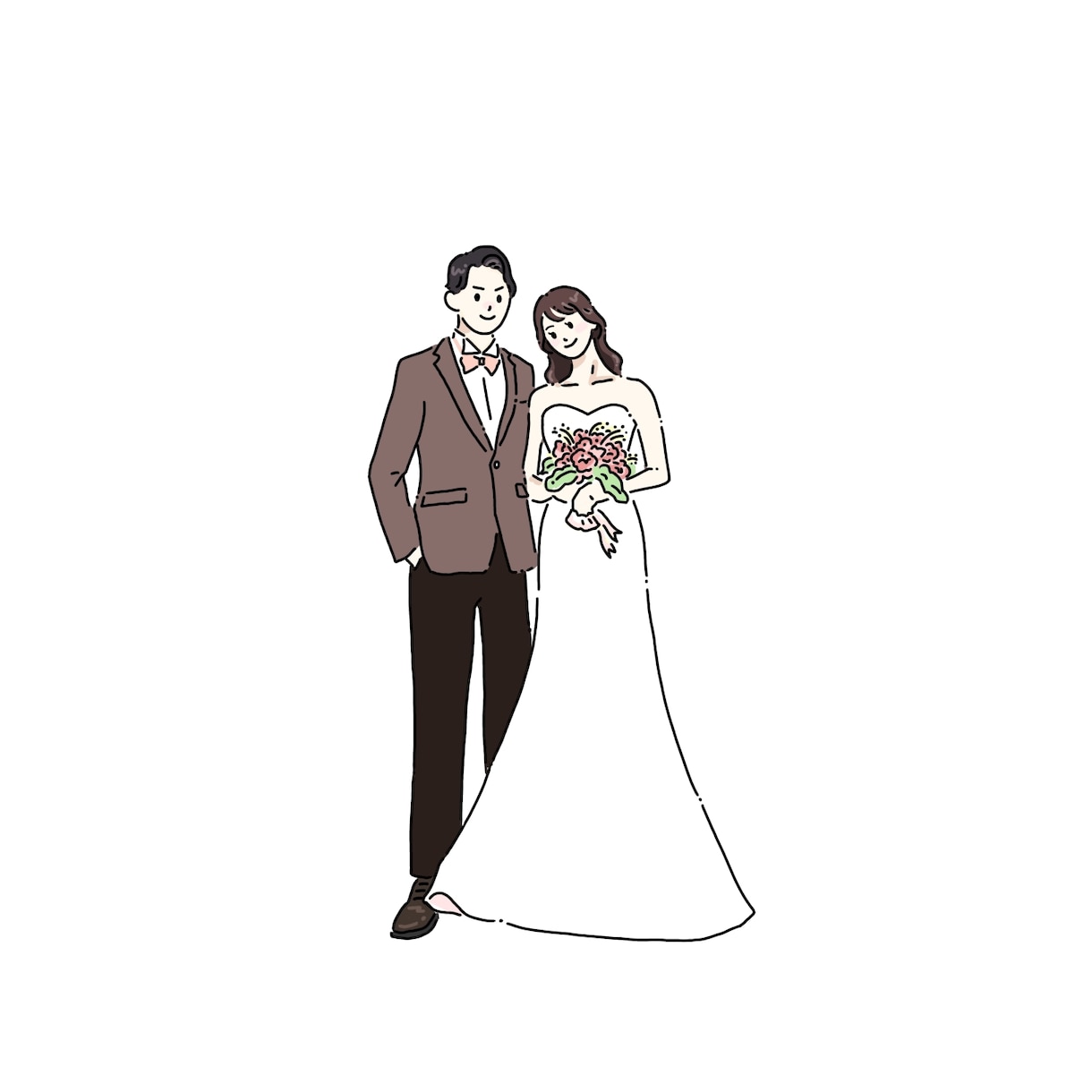 恋人や友人との思い出の写真からイラスト作成します 誕生日　ウェディング　記念日　カップルや友達のプレゼントに♪ イメージ2