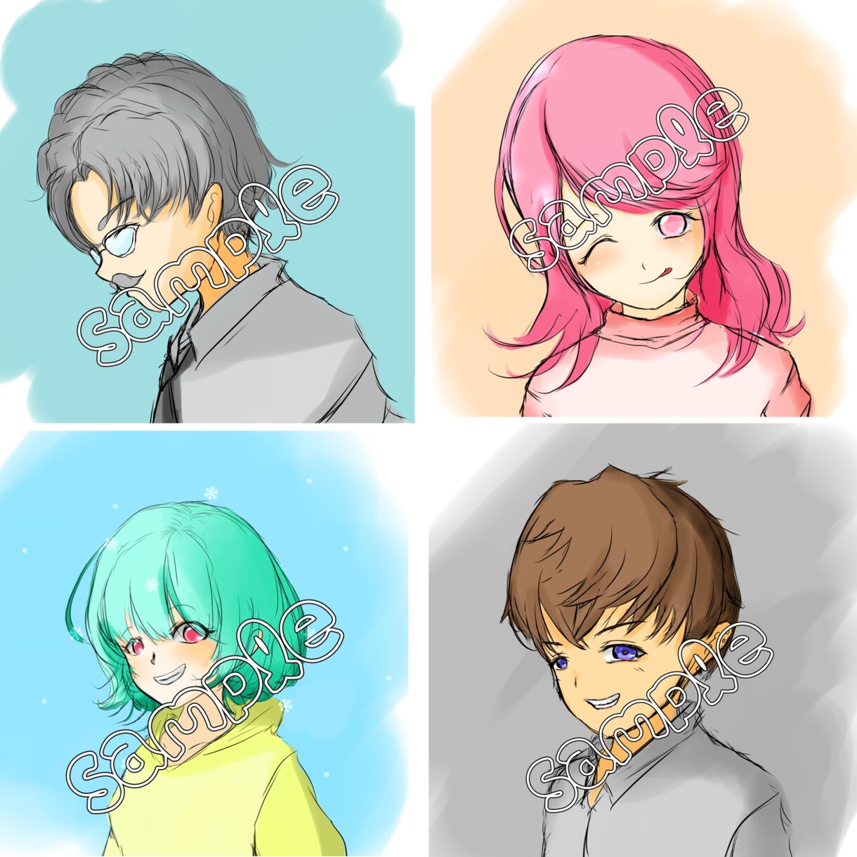 気軽なイラストアイコンを提供します 気軽に頼めるイラストアイコン♪ イメージ1