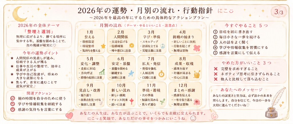 もう迷わない。あなたの人生の流れを言語化します あなたの人生を可視化⭐︎数秘×心理分析ベース診断 イメージ5
