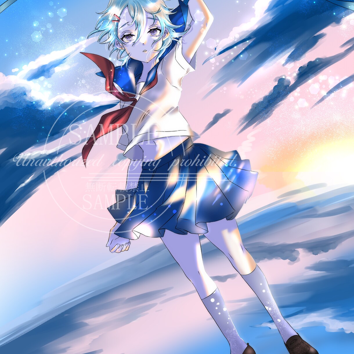 背景付きキャラクターイラスト描きます 建物や抽象的な背景、小物などなんでもお答えします イメージ3