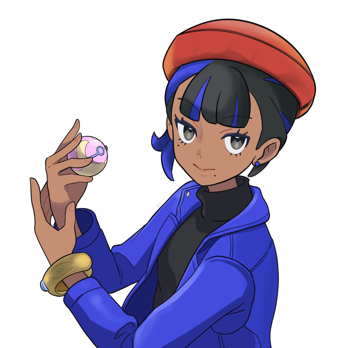 ポケモントレーナー風のイラスト描きます 某ゲームのトレーナーにあなたもなってみませんか？ イメージ4