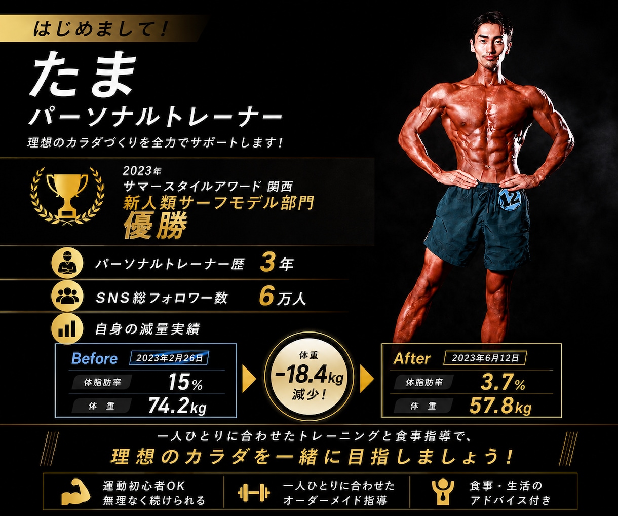 初心者歓迎！30分一緒に自宅トレーニングをします 一緒に運動するから継続しやすく初めてでも安心して始められます イメージ2