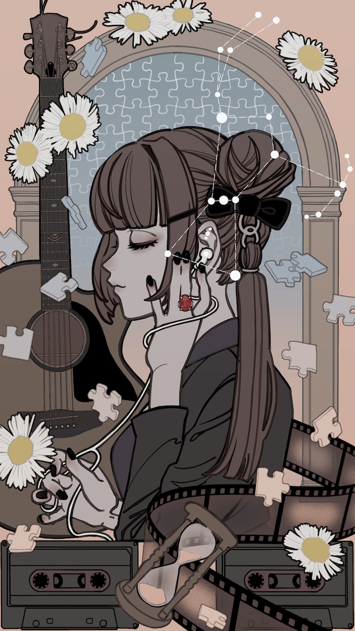 手描きでぬくもりのあるイラスト作製します 和風/レトロな絵柄で人物や動植物を描きます。 イメージ10