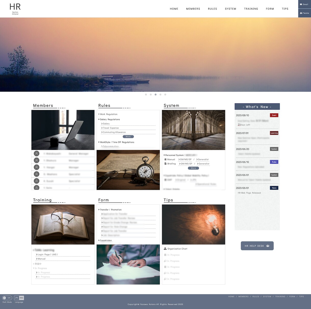 モダンデザインのホームページを作成します 洗練されたデザインのWebサイトを作成致します。 イメージ2