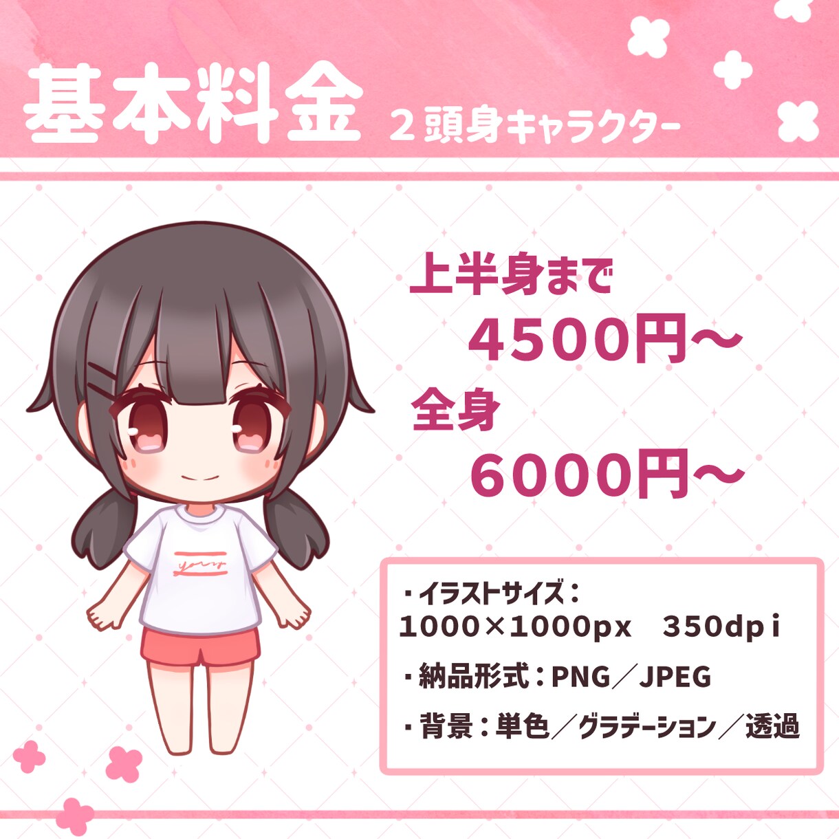 ミニキャライラストお描きします アイコン等に使えるやわらかい雰囲気のミニキャライラスト イメージ2