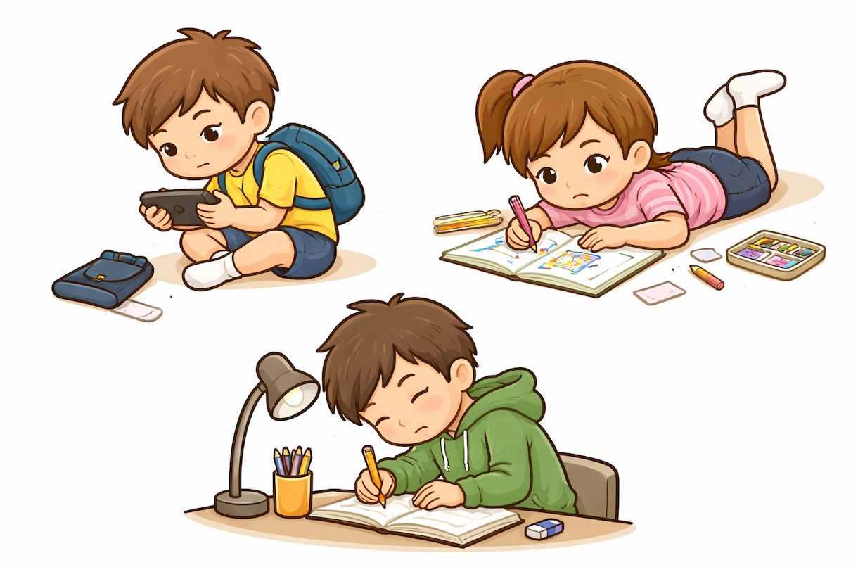 子どもの猫背や姿勢についての悩み相談受付けます 施術経験を活かした親御さん向け姿勢サポート イメージ1