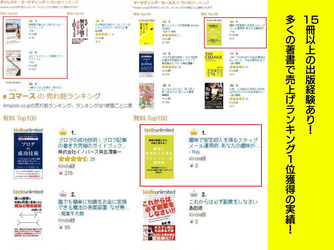 Kindle電子書籍の出版方法を動画で解説します Kindleで堅実な副収入と著者としての実績がほしいあなたへ イメージ2