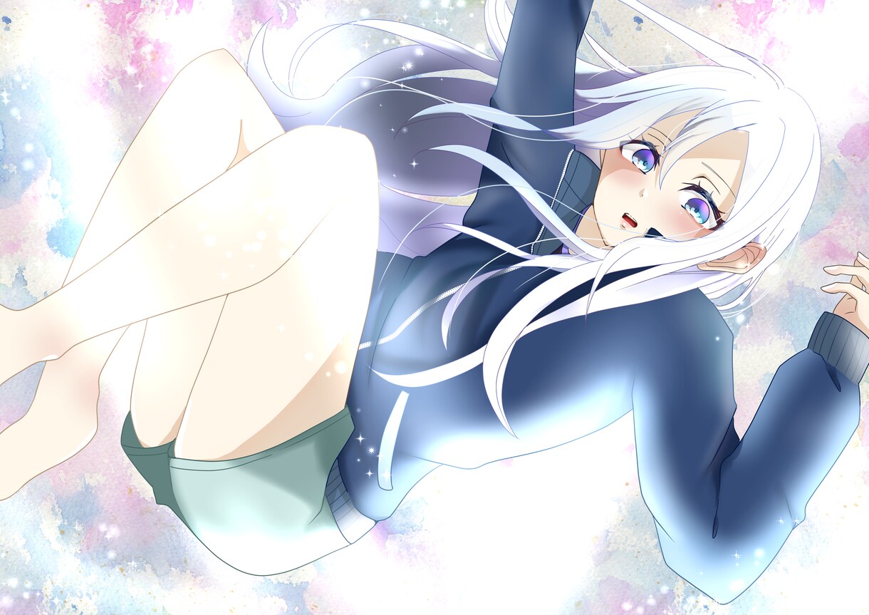 カラーイラストを作成します 一枚絵、サムネイル、立ち絵、MV等… イメージ3