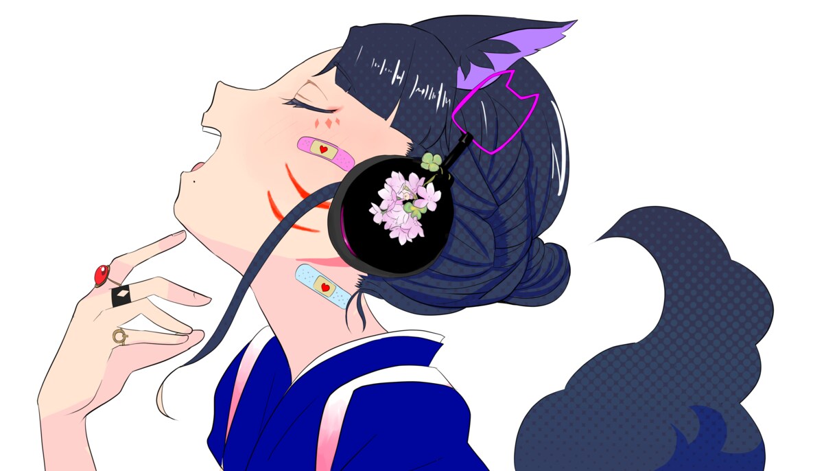 歌ってみた・演奏動画用イラスト作成します VTuberさん、歌ってみた投稿者さんへ イメージ4