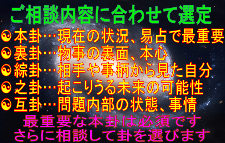 東洋最古最長最大最強の易占があなたの味方になります ☯あなたに全身全霊全力尽力の極みによる通話鑑定をお約束します イメージ2