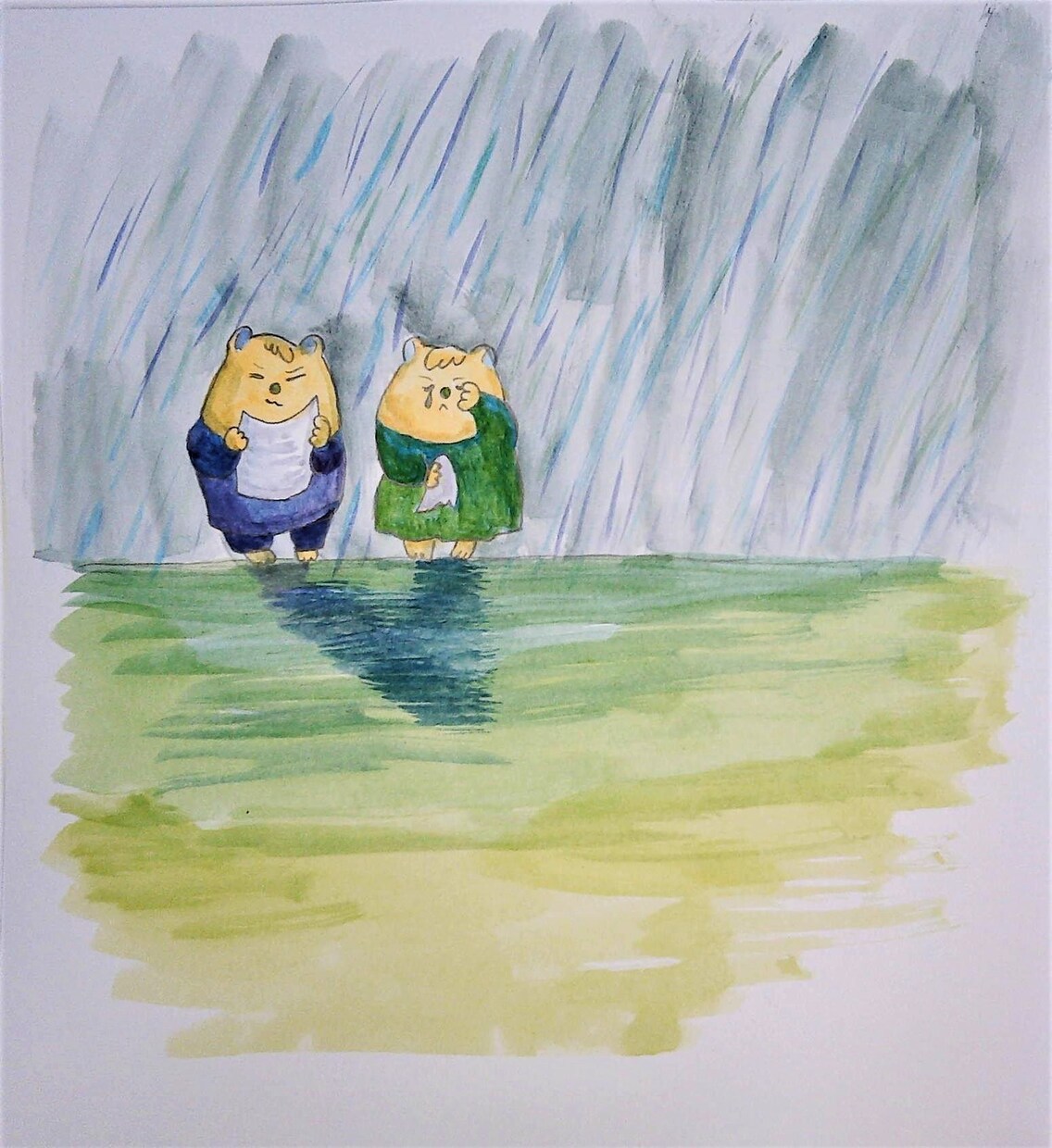 出産のお祝いに、赤ちゃんのための絵本を描きます 手描きで切り絵や飛び出す仕掛けで、誕生の喜びを演出します イメージ6