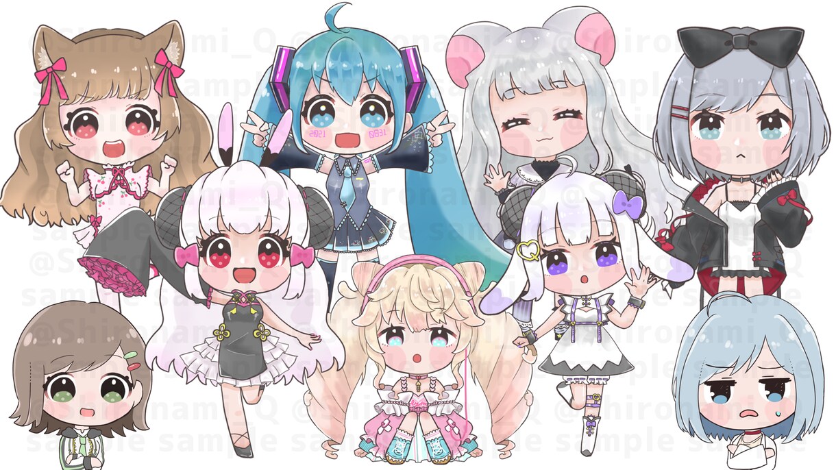 TRPGや動画の立ち絵描きます ［キャラクターデザインもできます！］ イメージ3