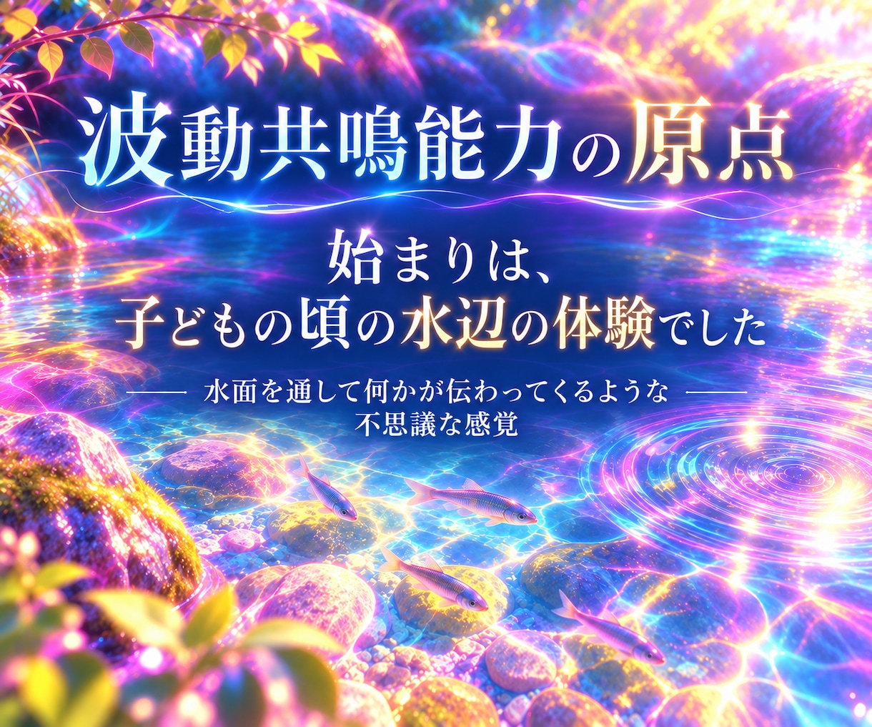 水鏡｜波動共鳴でお相手の気持ちを読み解きます 水を使う独自の波動鑑定で、思考・感情・関係性を丁寧に読み解く イメージ4