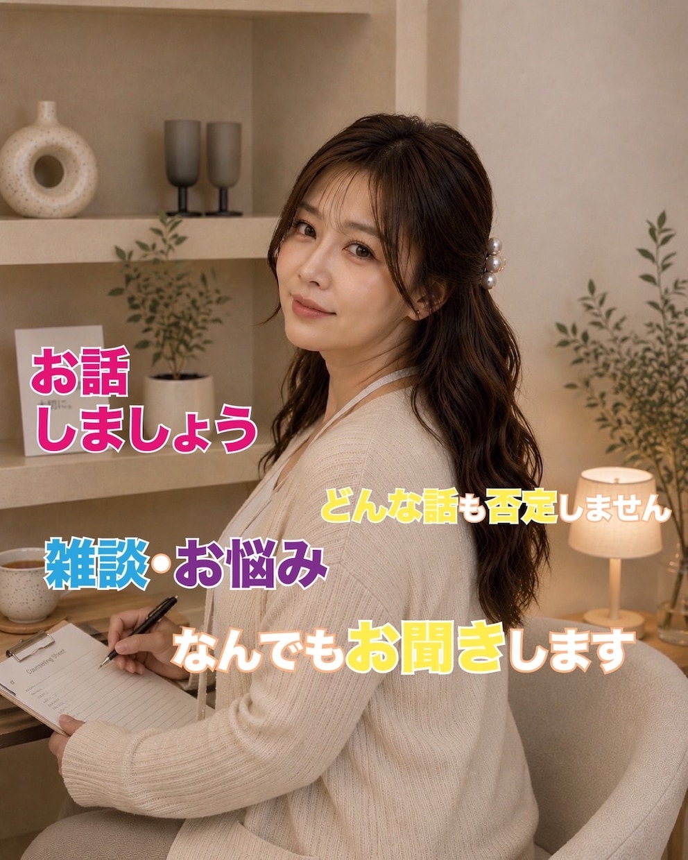 恋愛、子育て、どんなお話でもお聞きします あなたのお話を否定しません。お試し1分からでもOK⭐︎ イメージ1