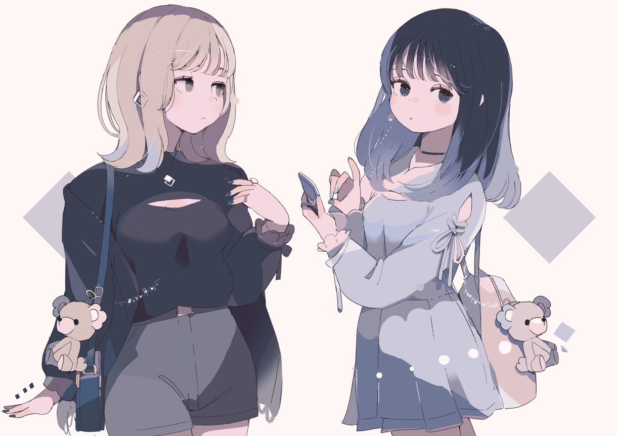 等身イラストをお描きします 4～7頭身くらいの女の子のイラストを描きます イメージ5