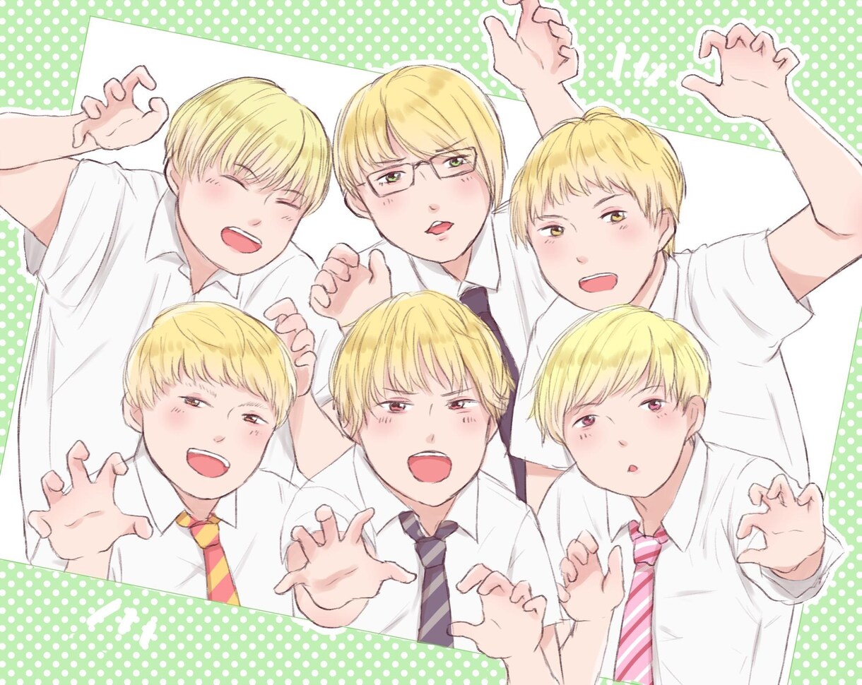 人物のアイコンイラストを作成します 何人いても追加料金なし！ラフ修正無制限！お気軽にどうぞ！ イメージ2