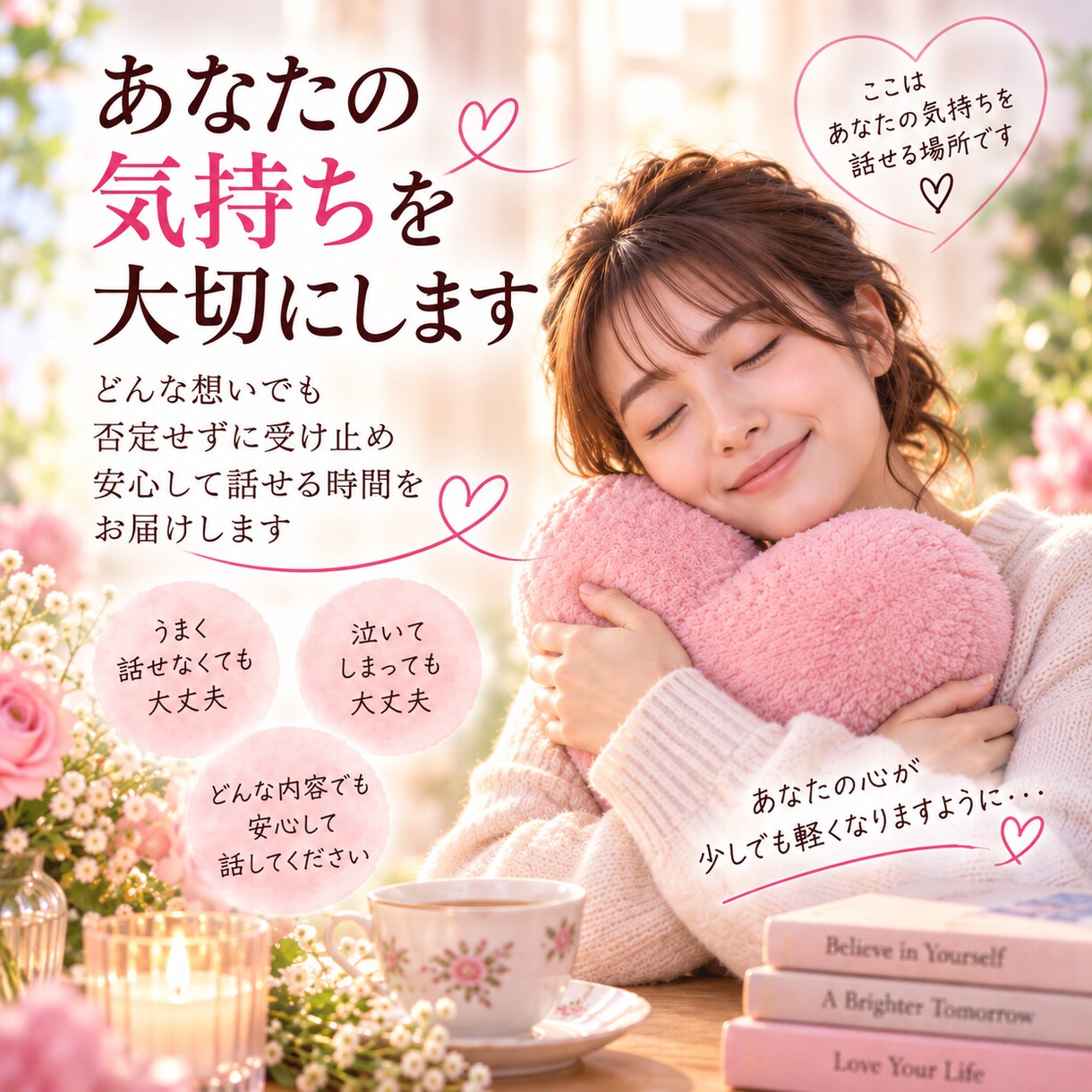 片思い♡あの人の本音とあなたへの気持ちを視ます 言葉にしないあの人の本心、今すぐお伝えします イメージ8