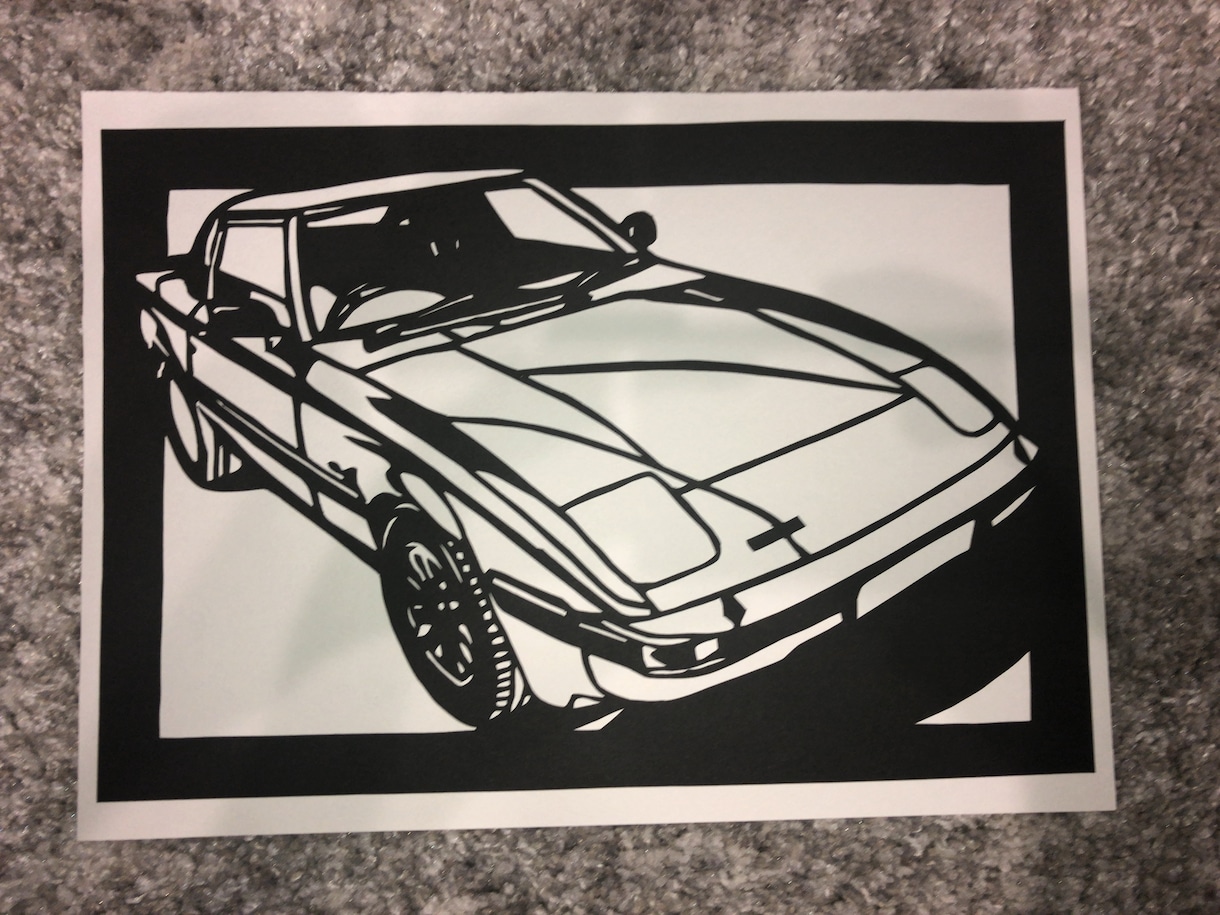 切り絵制作します アニメキャラクター、風景、車、季節にちなんだもの切ります イメージ3