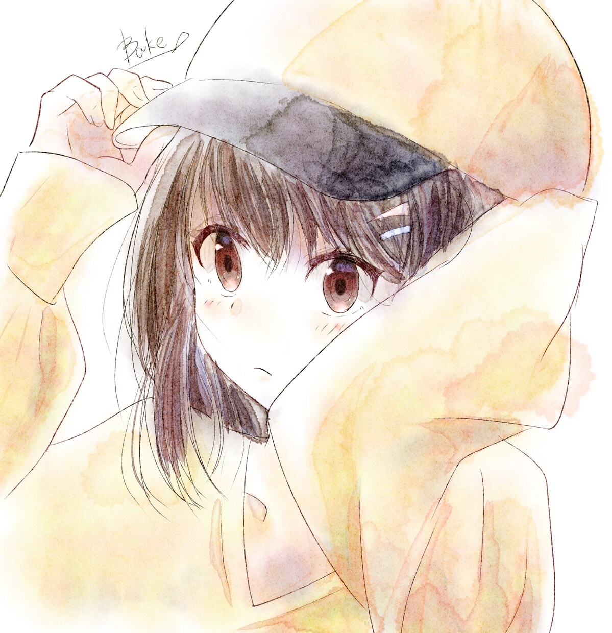儚い水彩風アイコンお描きします 画用紙に描いたような柔らかいアイコンは如何ですか？ イメージ6