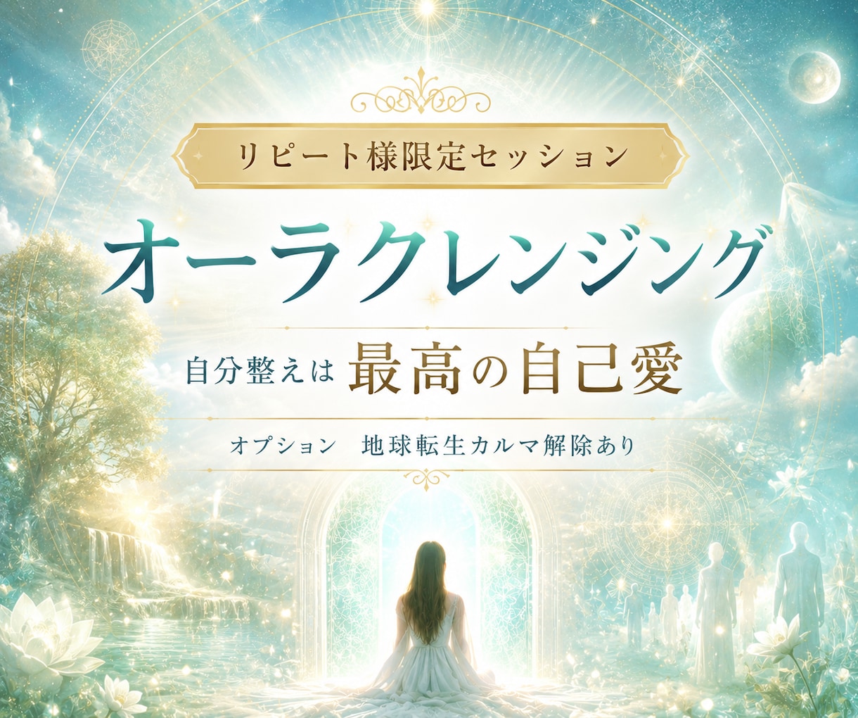 オーラを浄化し未来のあなたからメッセージ降ろします 過去にも他人にも引っ張られない軽やかな自分に還りましょう イメージ1