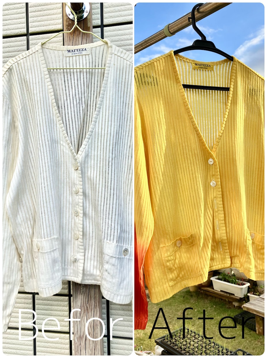 衣服の染め直し 思い出の服を幻想的に染め直します 思い入れのある服をイメージチェンジしてもう一度着ませんか？ イメージ1