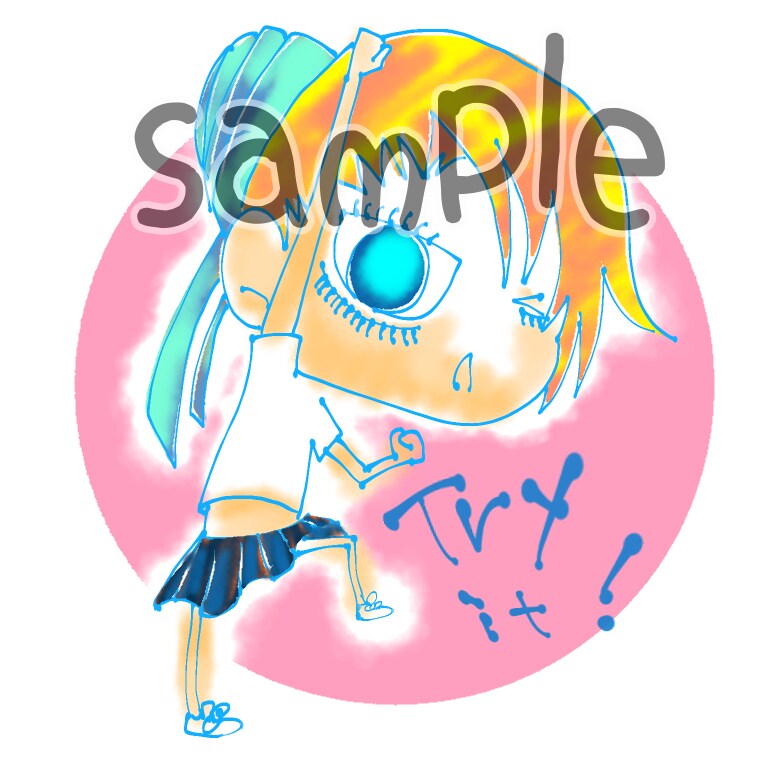 カジュアル&ポップなアイコンorヘッダー承ります インク線/鉛筆風色塗りのアイコン等を描きます。 イメージ4