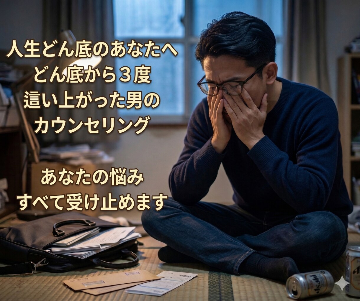 人生どん底３回経験した私があなたの力になります どん底から這い上がる為の５つのSTEPを伝えます イメージ1