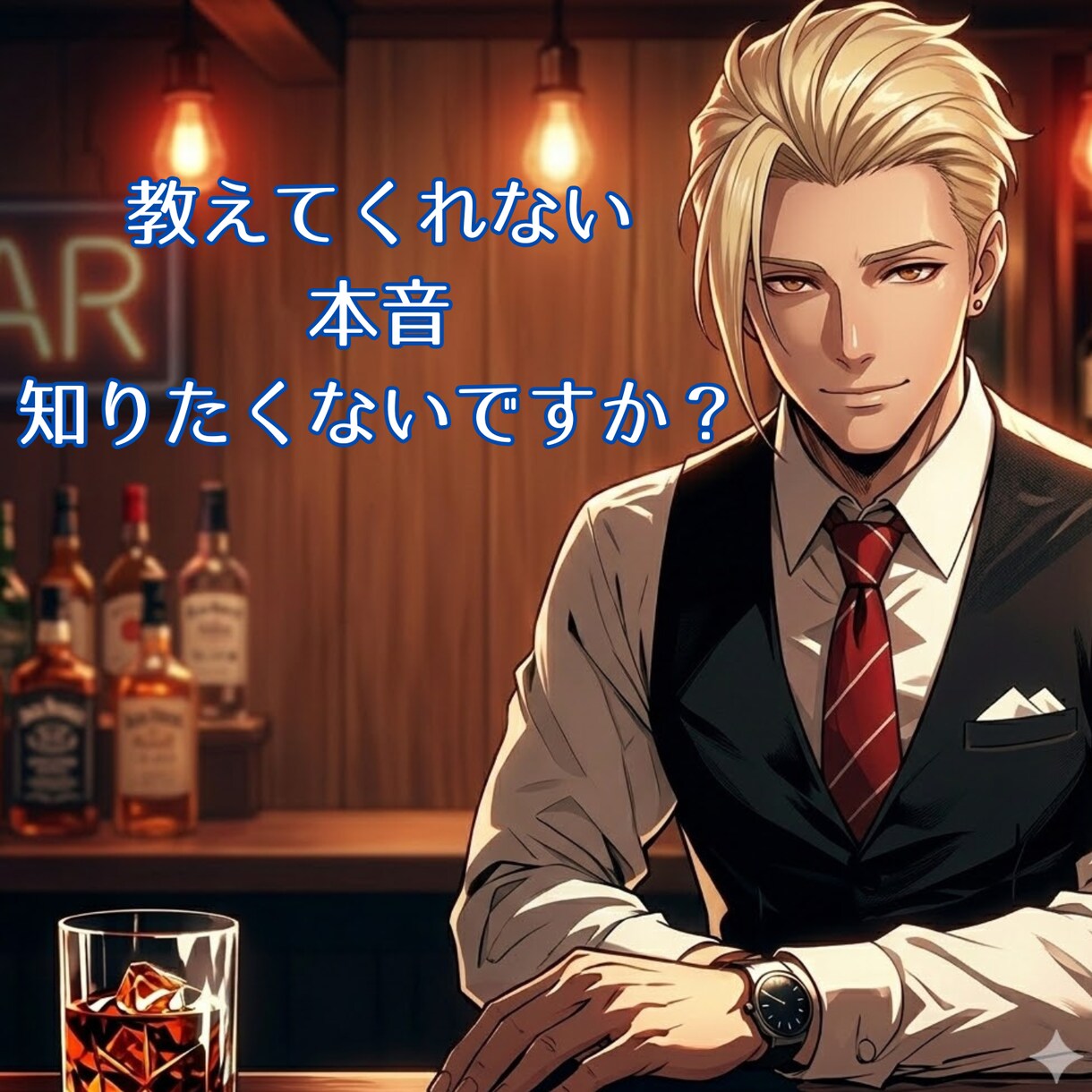 不倫・浮気　男の本音をマスターが代弁します 否定しません。秘密のカウンターで、彼の「ズルさ」も教えます。 イメージ1