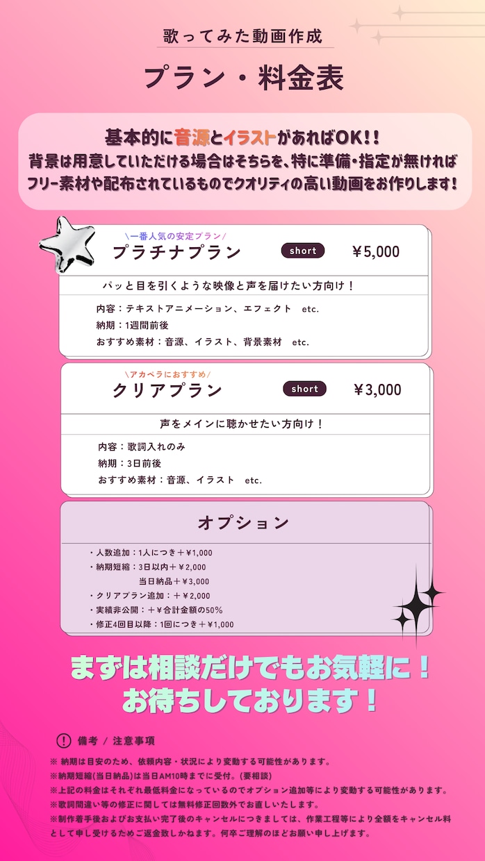 歌ってみたなどMV制作いたします ショート動画にも特化！SNSで映える高画質MVを制作します イメージ3