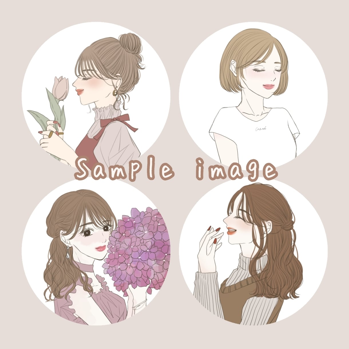 商用OK◎ SNS映えするかわいいアイコン描きます 【美容・配信・ビジネス・SNS用】 イメージ4