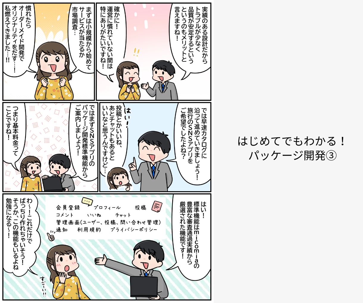 iOS/Android/Webアプリを開発します 【漫画でわかる！】「初めてのアプリ開発依頼方法」を公開中！ イメージ4