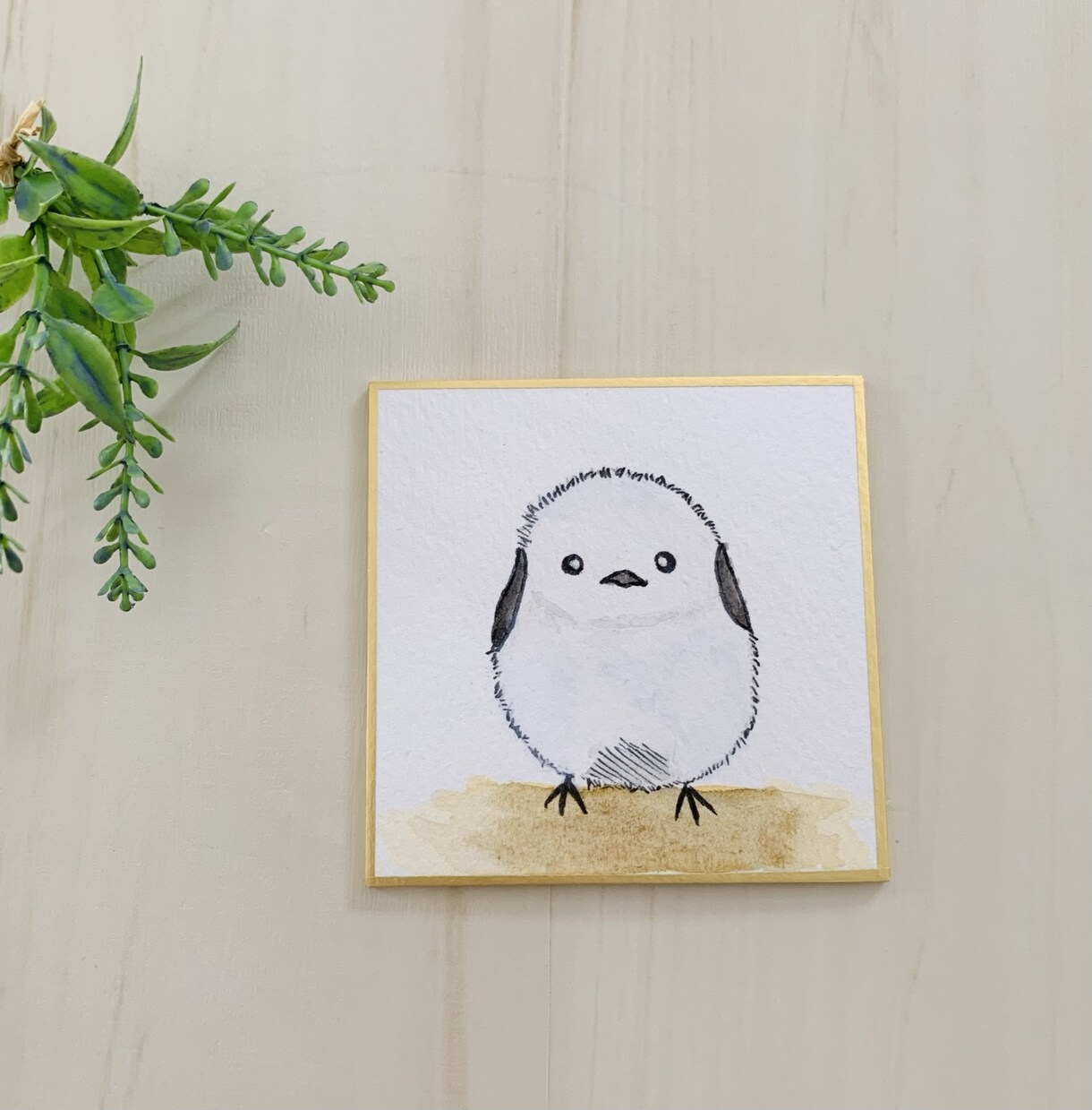 ワンコインでミニ色紙にイラストを描きます 1枚500円から★インテリアやギフトにもおすすめ！ イメージ2
