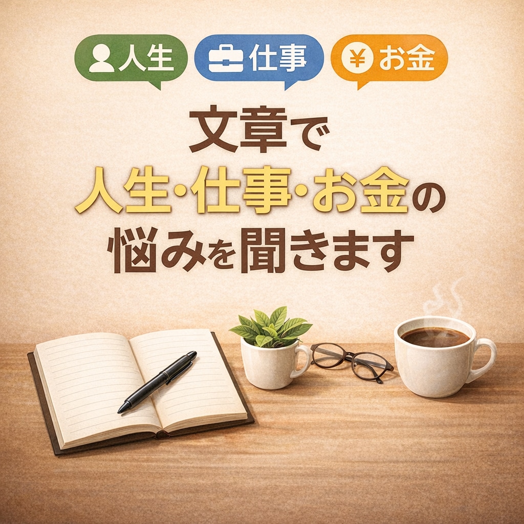 文章で人生・仕事・お金の悩みを聞きます 無職でも詰まない！「努力したくない自分」を肯定する イメージ1