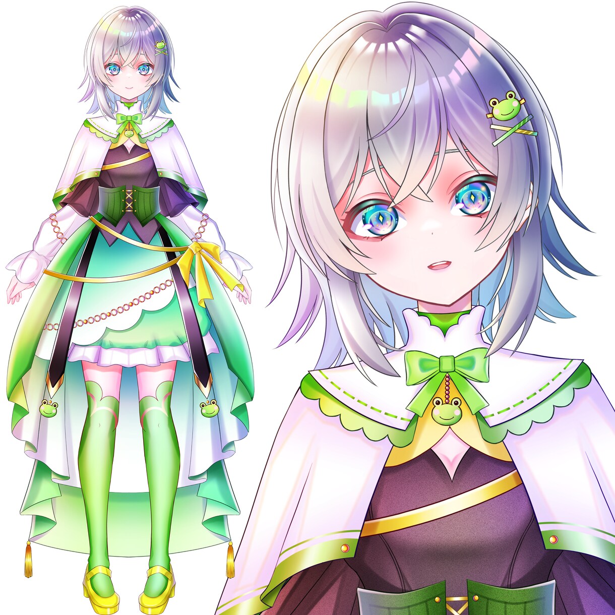 顔の強いVtuberを修正無制限でお作りします 超割引！キャラデザ＋Live2D イメージ6