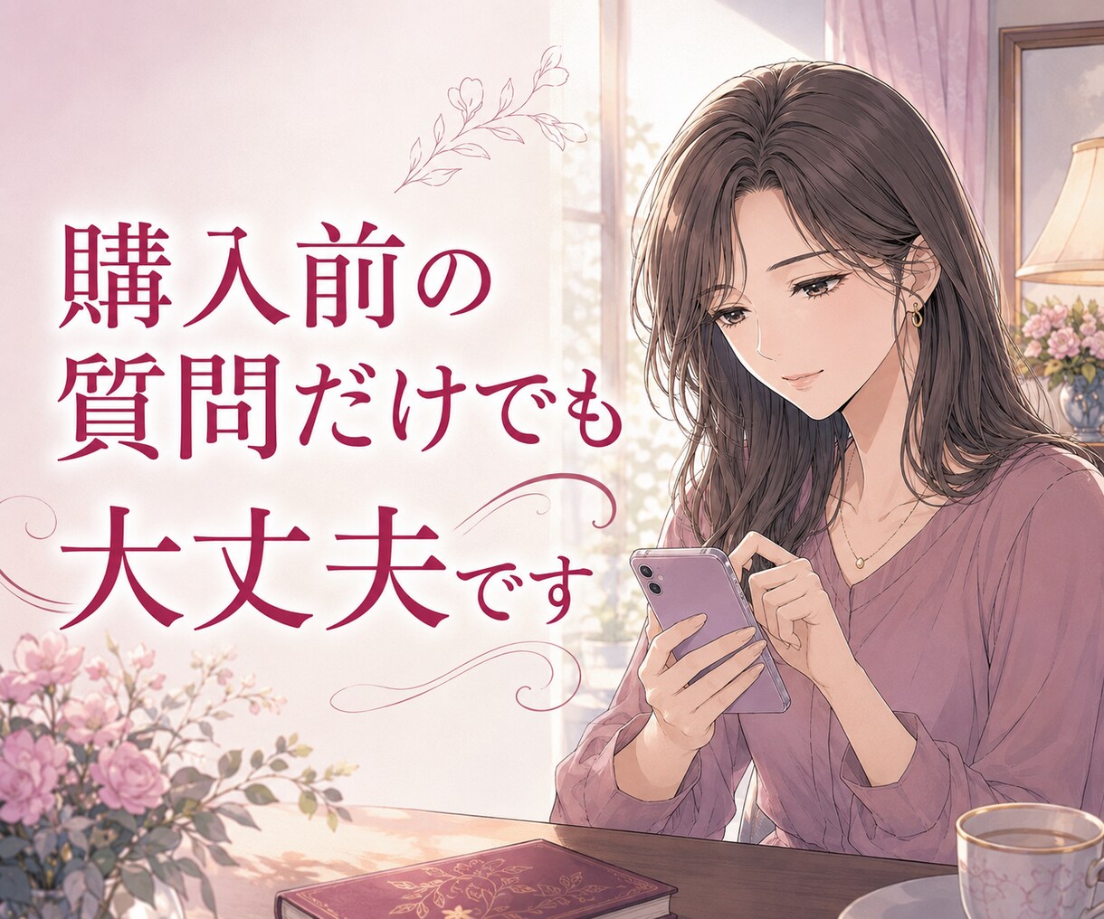 女性限定｜誰にも話せない恋愛事情をお聞きします 複雑な関係も否定せず、男性目線を交えて一緒に整理します イメージ10