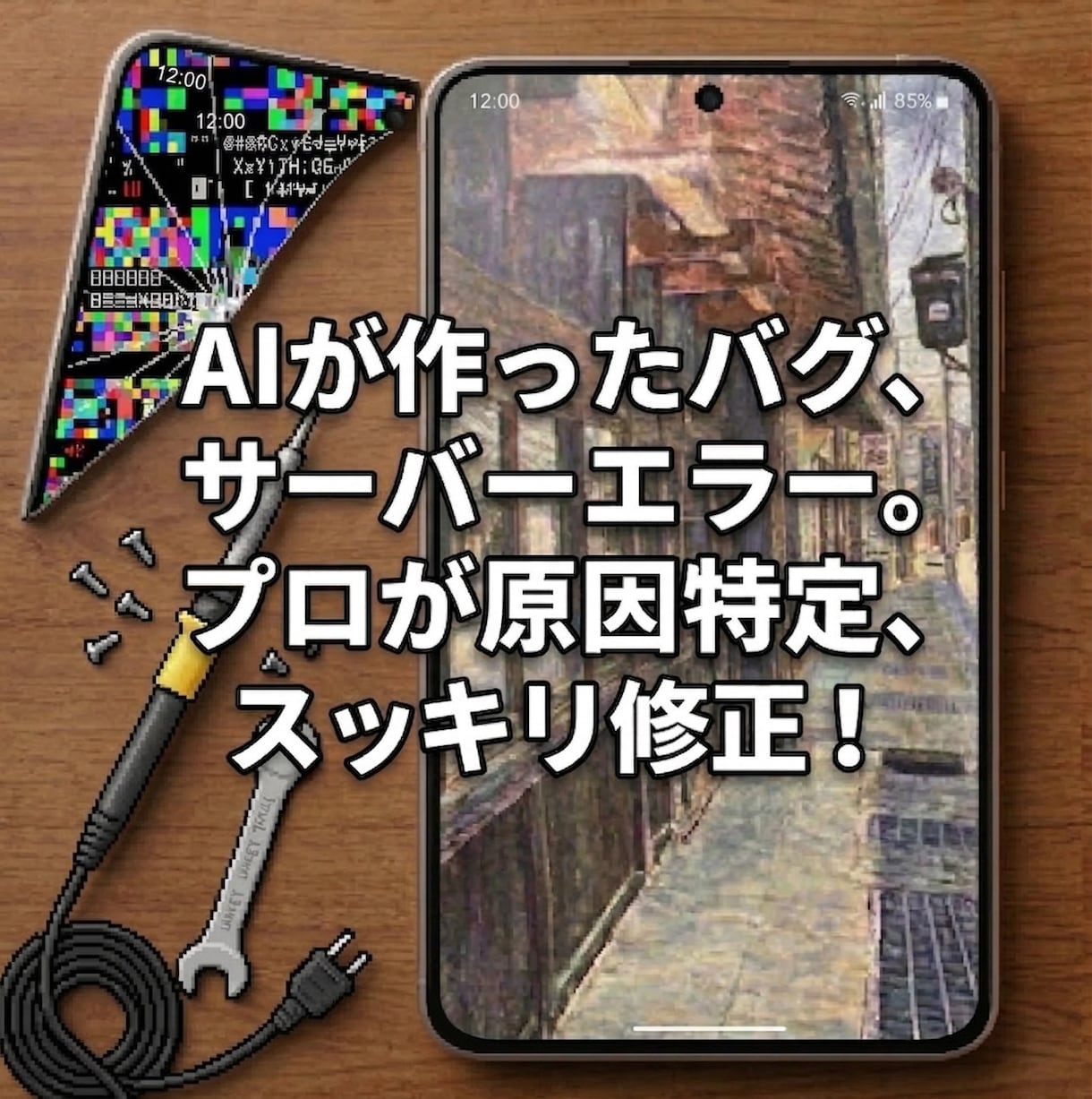 AIが書いたコードのバグ・サーバーエラー直します プロが環境とコードを解析し原因特定・修正へ導く！ イメージ7