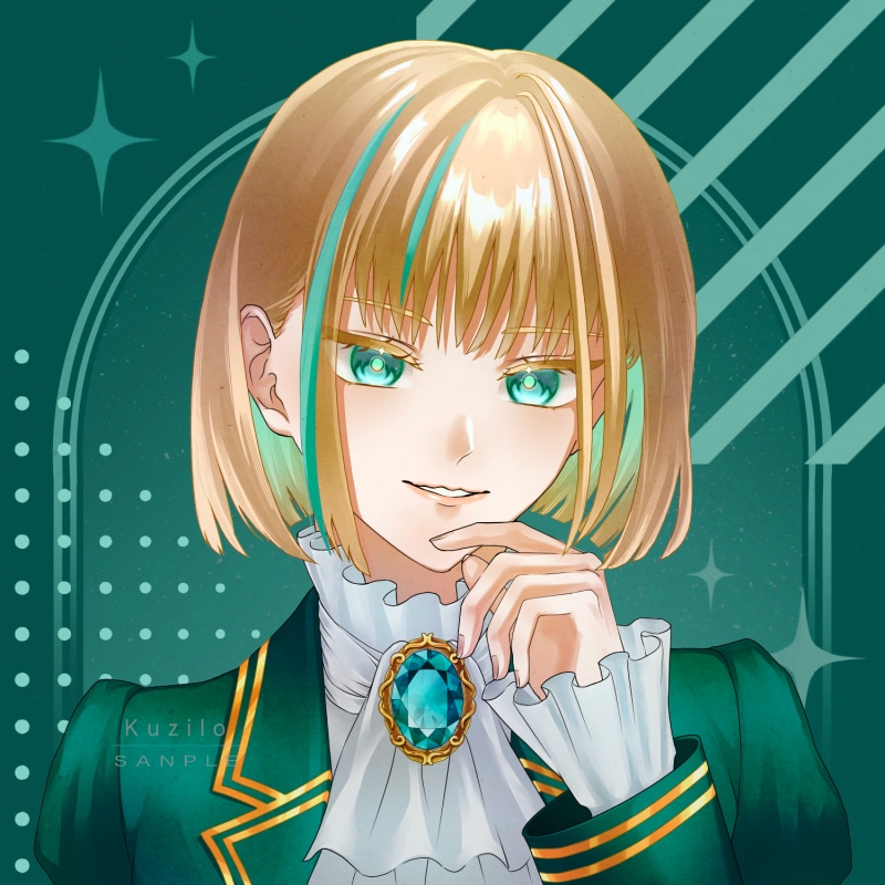 アイコン、一枚絵、華やかで繊細なイラスト描きます 商用利用、SNSアイコン・配信用など イメージ1