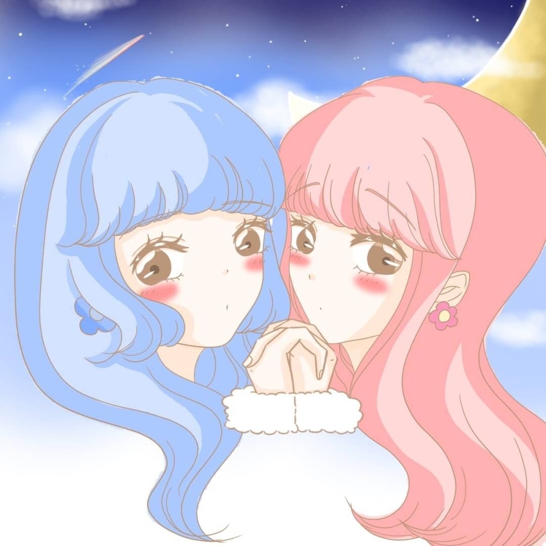 ほんわか女のコのイラストを作成します アイコンにも使用頂けるほんわか女のコのイラスト イメージ1
