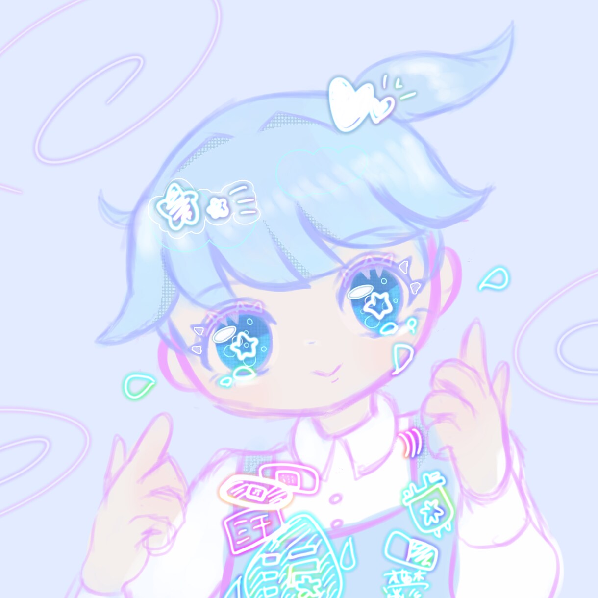 あなたのご希望に沿って絵を描きます ふわふわ系から病み系までご希望に沿って描きます。 イメージ3
