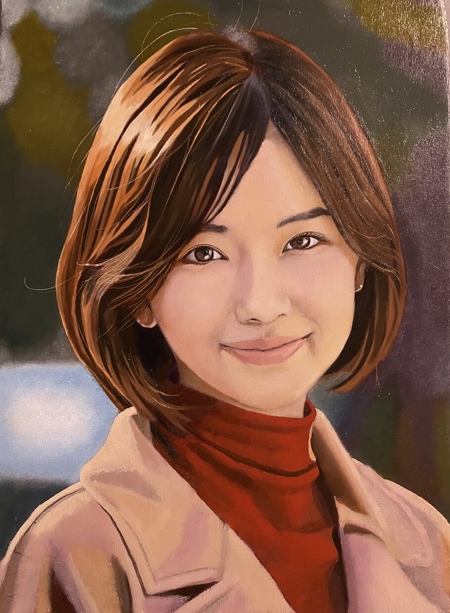 油絵で似顔絵、肖像画を描きます リアルな似顔絵、肖像画を描きます イメージ6
