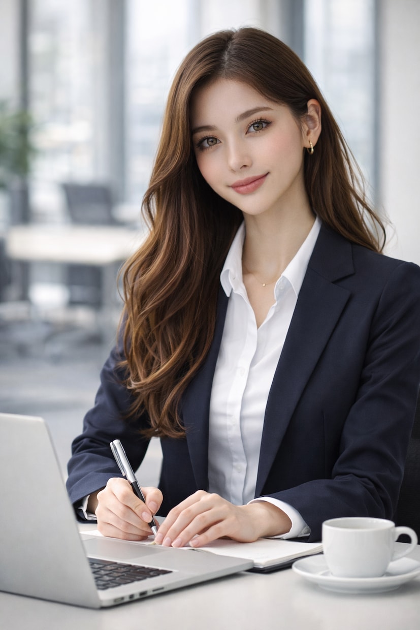 美容系や企業広告で使える女性画像を作ります SNSで反応が変わる高品質ビジュアル イメージ3