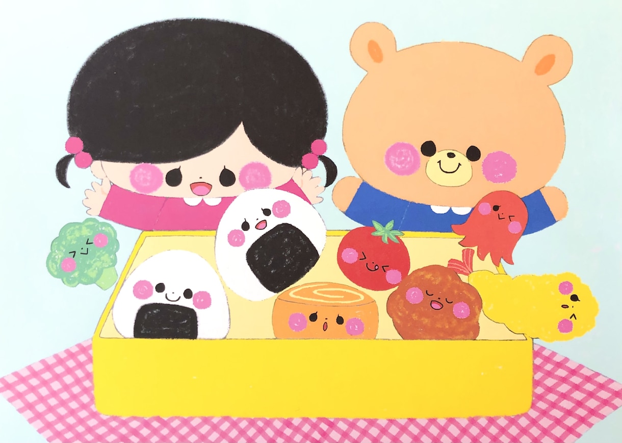 レトロかわいい( ¨̮ )イラスト描きます 元保育士のイラストレーターが子ども向けイラストをお描きします イメージ2