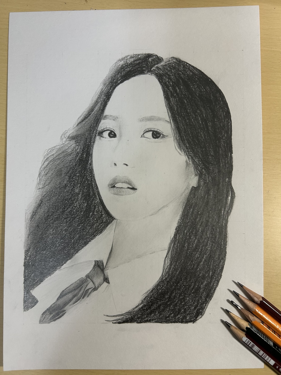 あなたの似顔絵、鉛筆でリアルに描きます 温かみのある似顔絵で、あなたや大切な人の表情を残しませんか？ イメージ1