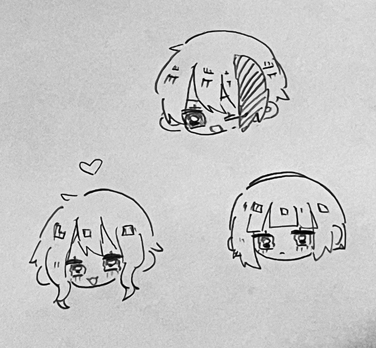 似顔絵、オリキャラのゆるアイコンかきます！ます ゆるめのまんじゅうイラストが欲しいあなたへ！☝️ イメージ2